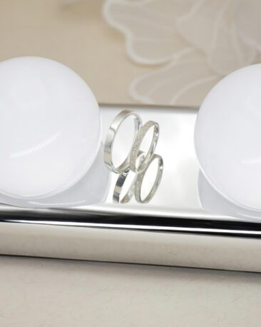 Verighete elegante BETTER THAN DIAMONDS, Aur Alb 14K